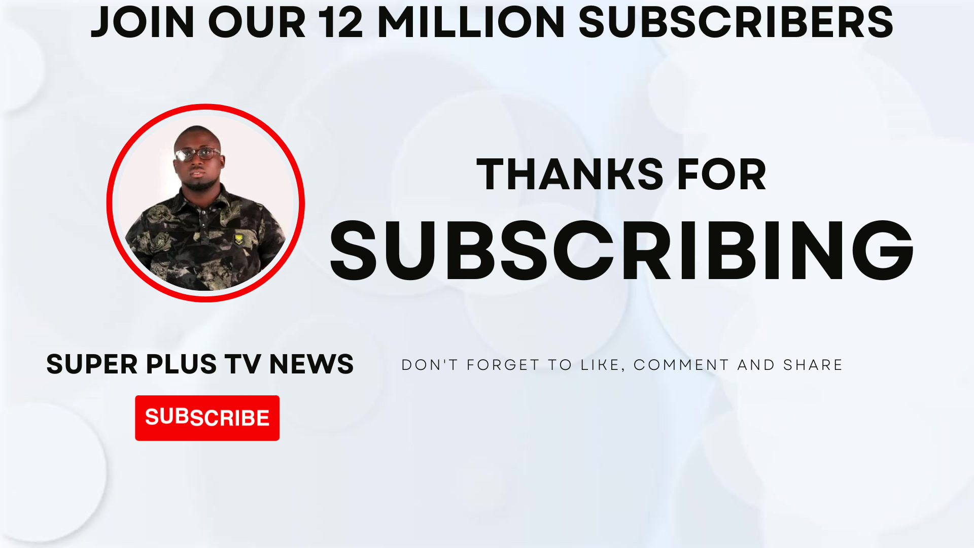 JOIN OUR 12 MILLION SUBSCRIBERS TODAY